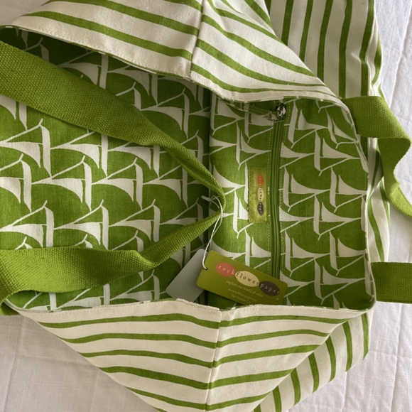 Rock Paper Flower canvas bag - Picture 2 of 3